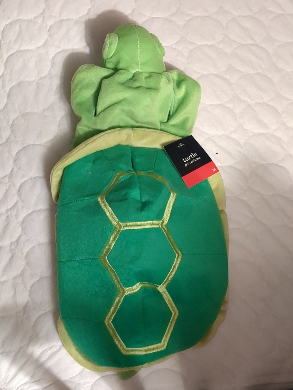 Turtle Pet/Dog Costume - Green Plush Shell. NWT Medium